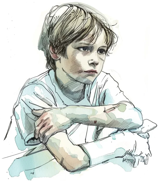 Un enfant avec le bras dans le platre e1710153034520 Un enfant avec le bras dans le plâtre